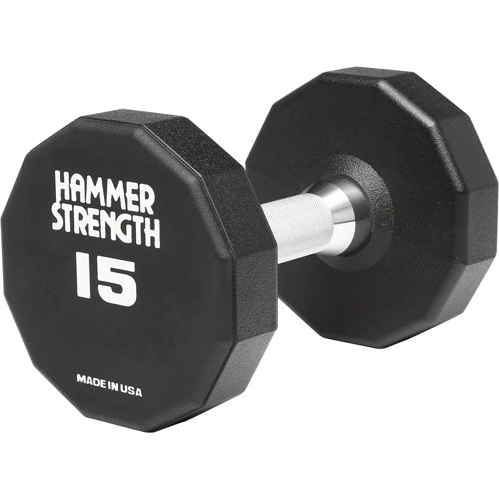 Hammer Strength 12-Sided Urethane Dumbbells - Outlet - Image 4