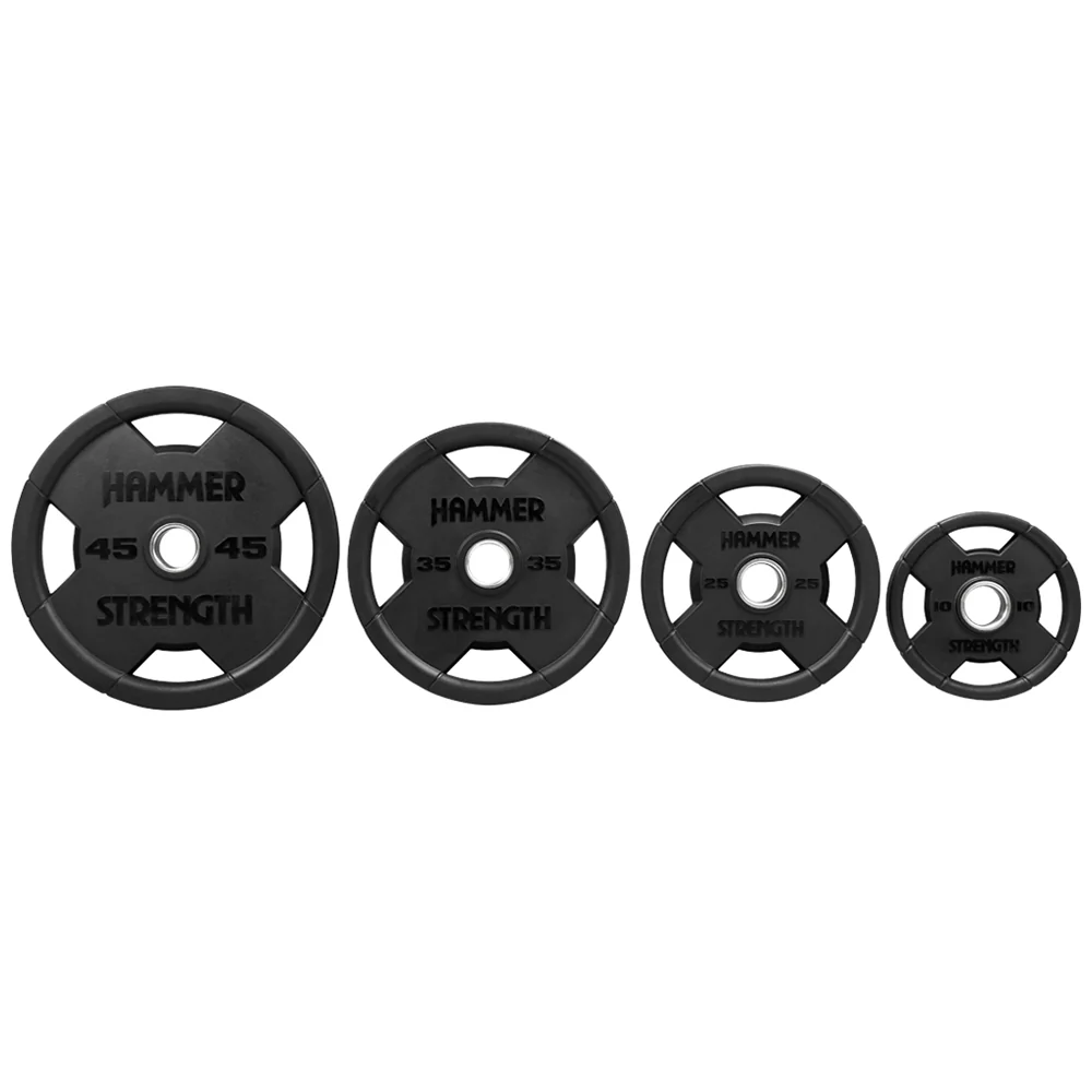 Hammer Strength Round Rubber Olympic Plates - Image 7