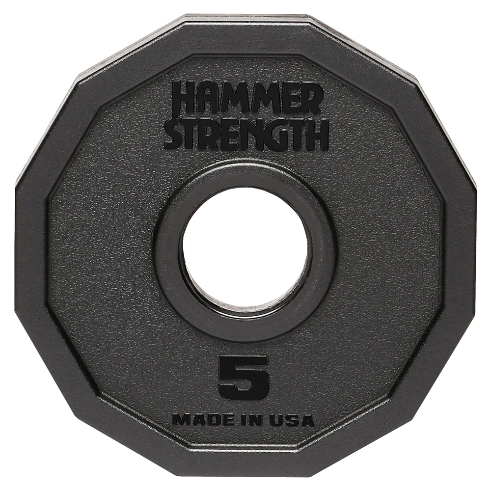 Hammer Strength Urethane 12-Sided Olympic Plates - Image 3