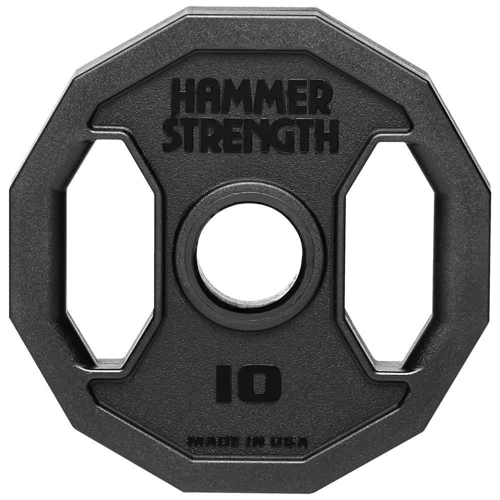 Hammer Strength Urethane 12-Sided Olympic Plates - Image 4