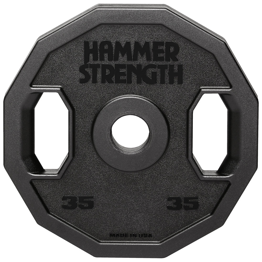 Hammer Strength Urethane 12-Sided Olympic Plates - Image 6