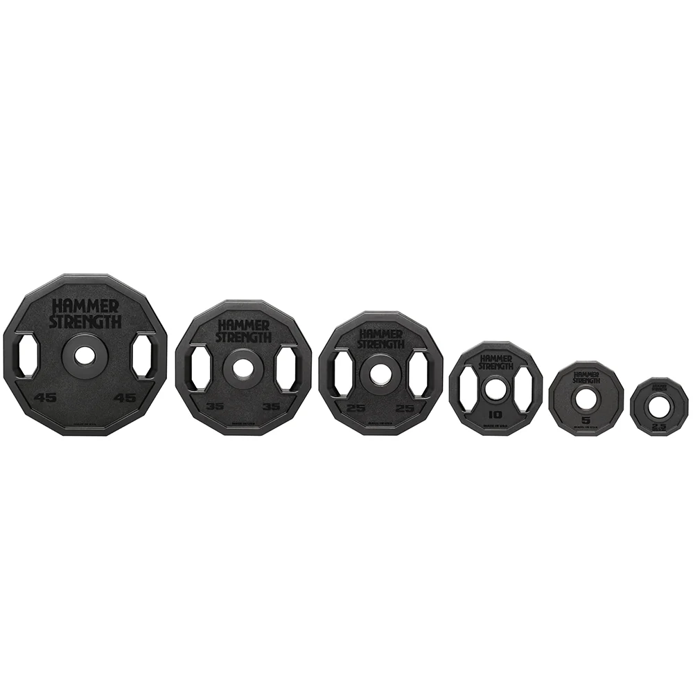 Hammer Strength Urethane 12-Sided Olympic Plates - Image 7