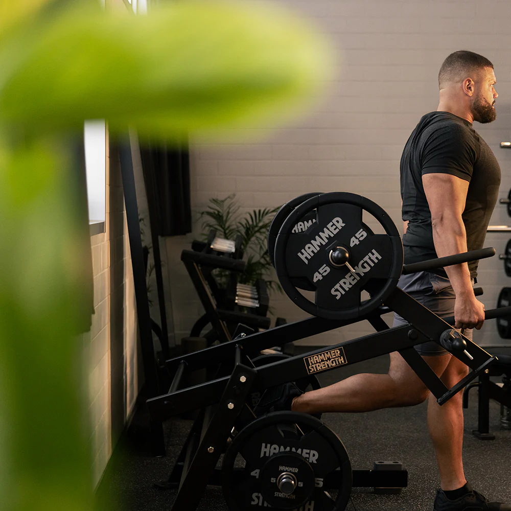 Hammer Strength Urethane Round Olympic Plates - Image 4